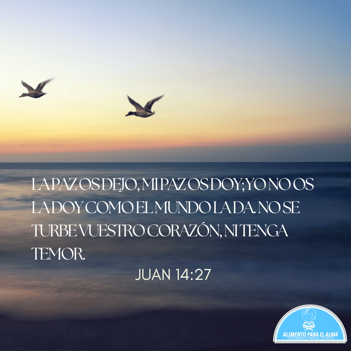Juan 14:27 la fe en Dios Rompe el temor